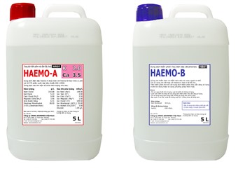Dung dịch thẩm phân máu HAEMO-A và HAEMO-B (dùng kèm máy lọc thận nhân tạo)