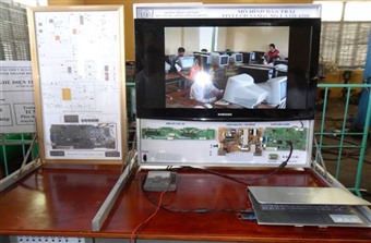 Mô hình giàn trải TV LCD phục vụ giảng dạy trong đào tạo nghề điện tử